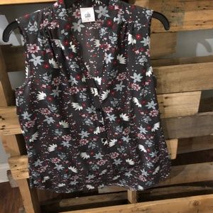 Cabi multicolored summer sleeveless blouse S